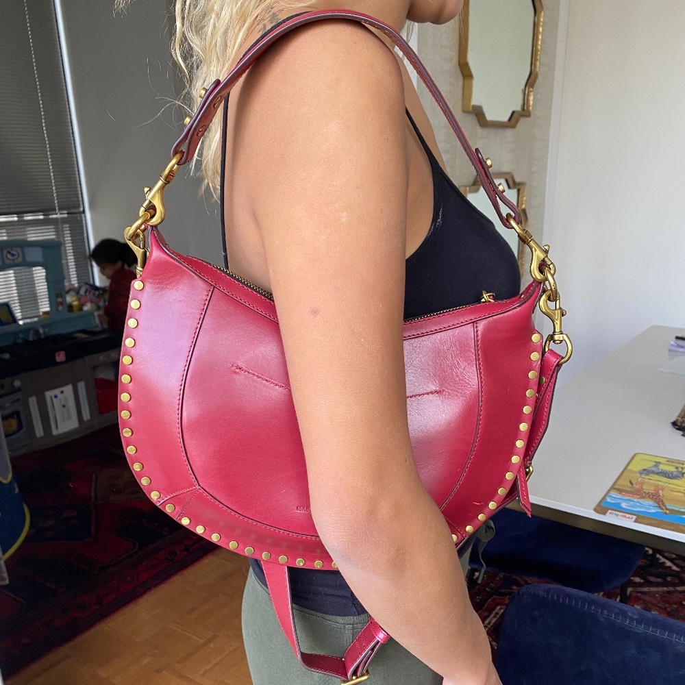 Isabel Marant Naoko Bag in Raspberry